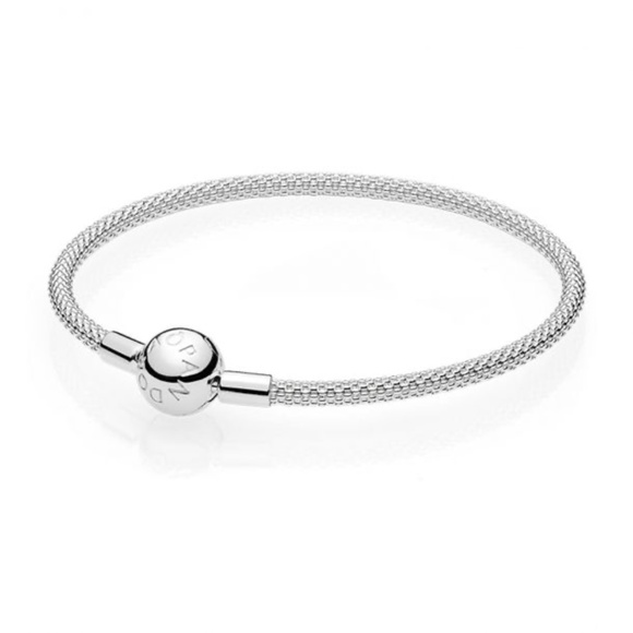 Pandora Sterling Silver Mesh Bracelet - Picture 1 of 6